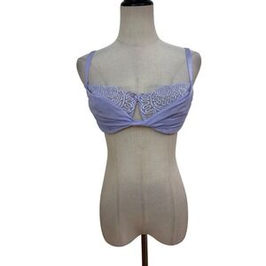 Victoria's Secret Very Sexy Lavender Lace Push Up Bra 34D Mesh Demi